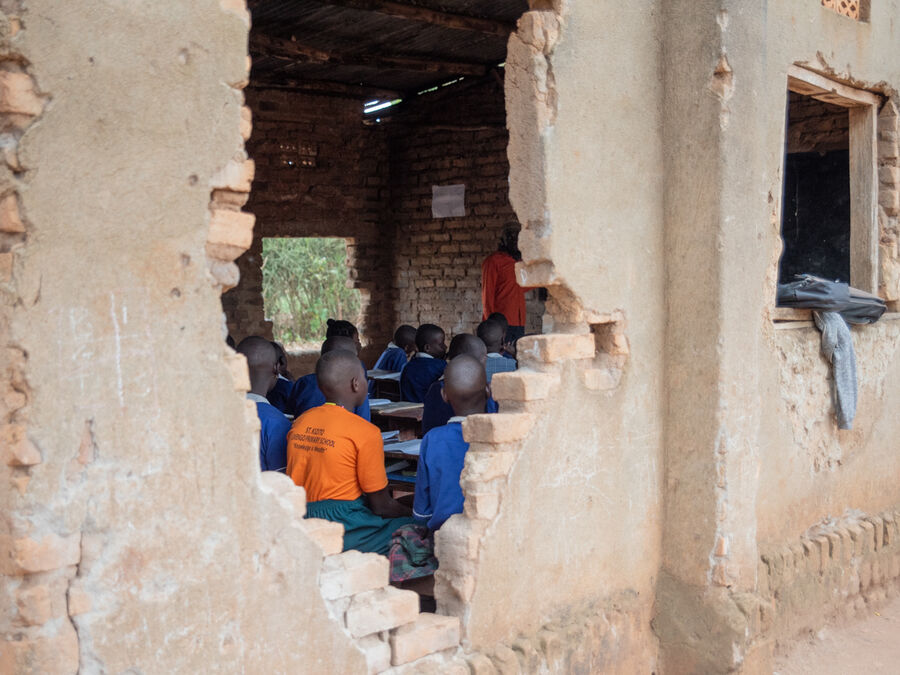 marodes Schulgebäude